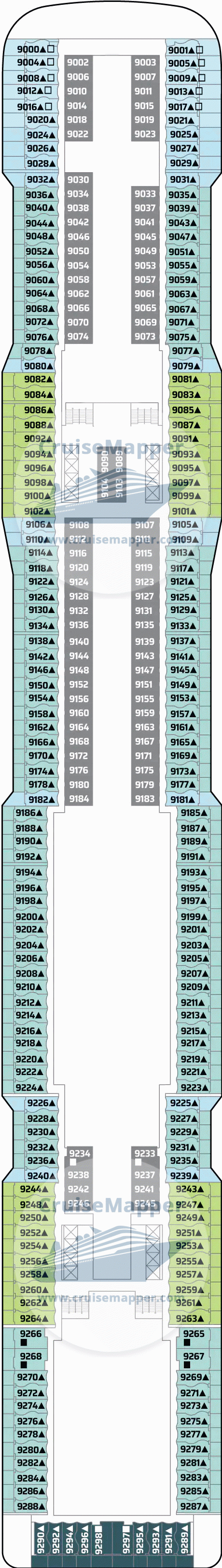 Norwegian Epic Deck 9 Plan Cruisemapper