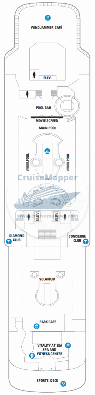 Marella Discovery 2 Deck 19 - Legend of the Seas-deck9