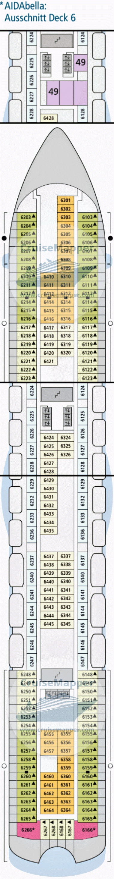 aidabella cruise mapper