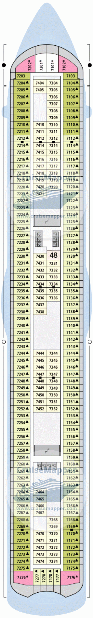 aidabella cruise mapper