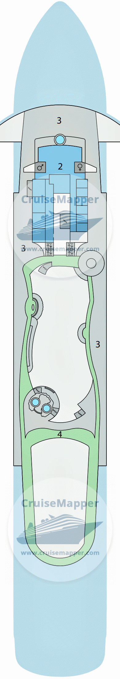 Blue Dream Melody Deck 11 - Spa-Sundeck