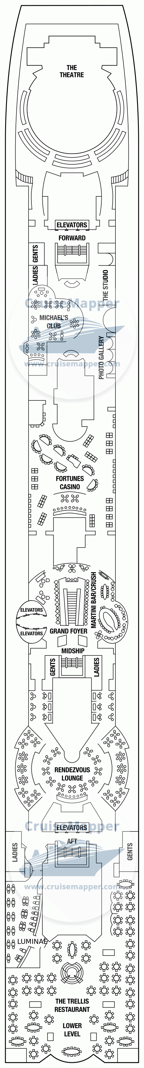 Celebrity Infinity Deck 04 - Promenade-Casino