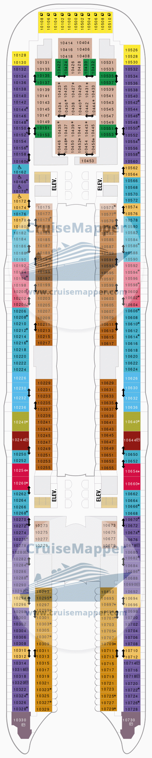 Allure Of The Seas Deck 10 - Cabins