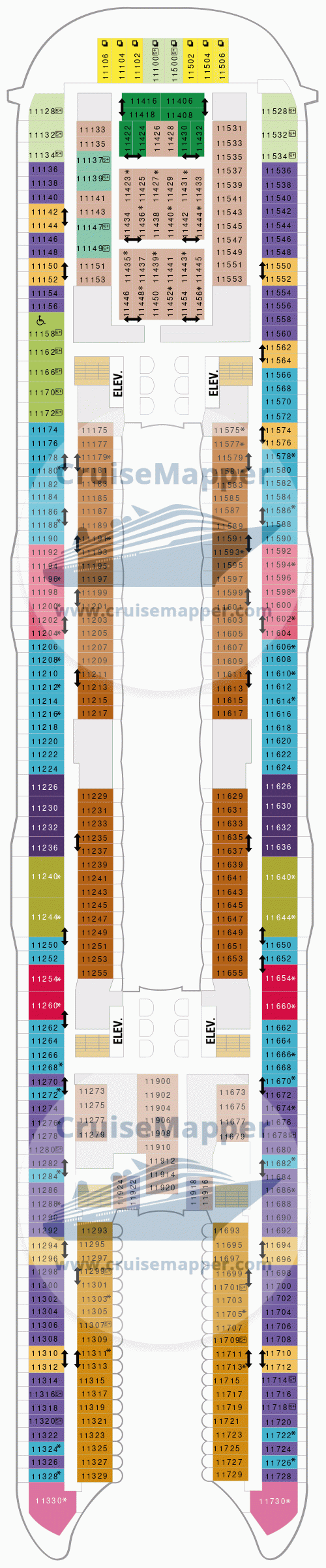 Allure Of The Seas Deck 11 - Cabins