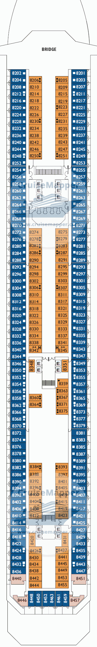 costa serena cruise mapper