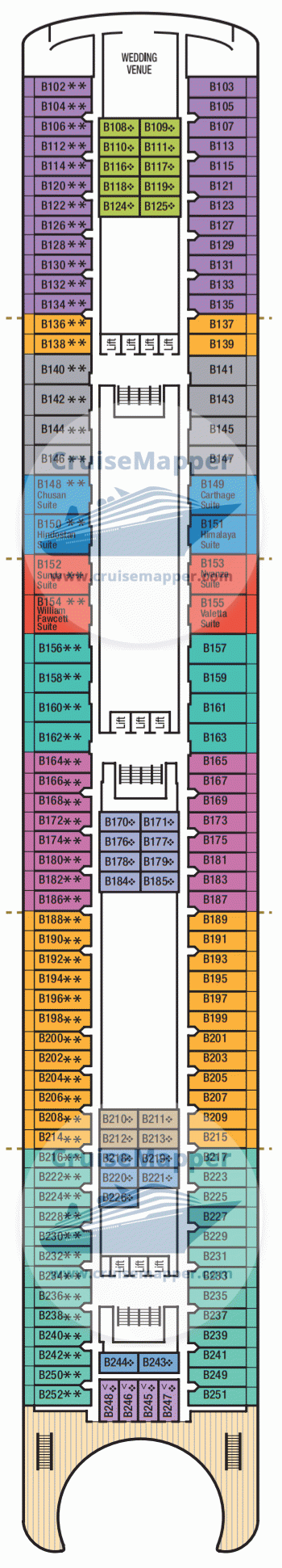 Piano Land Deck 10 - P&O Oriana deck10-B