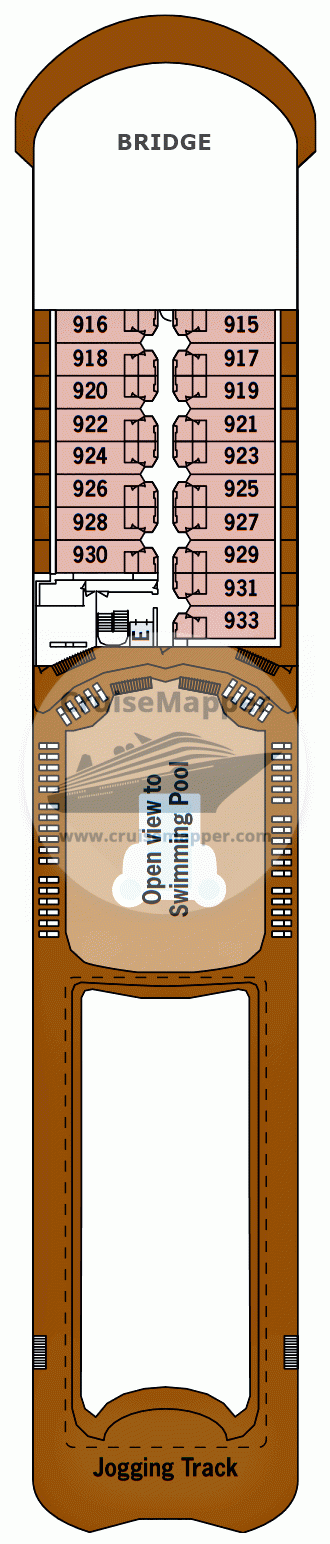 Silver Shadow Deck 09 - Bridge-Cabins-Sundeck