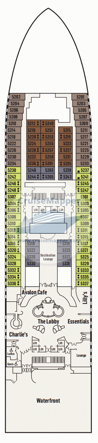 Pacific Adventure Deck Plan Cruisemapper