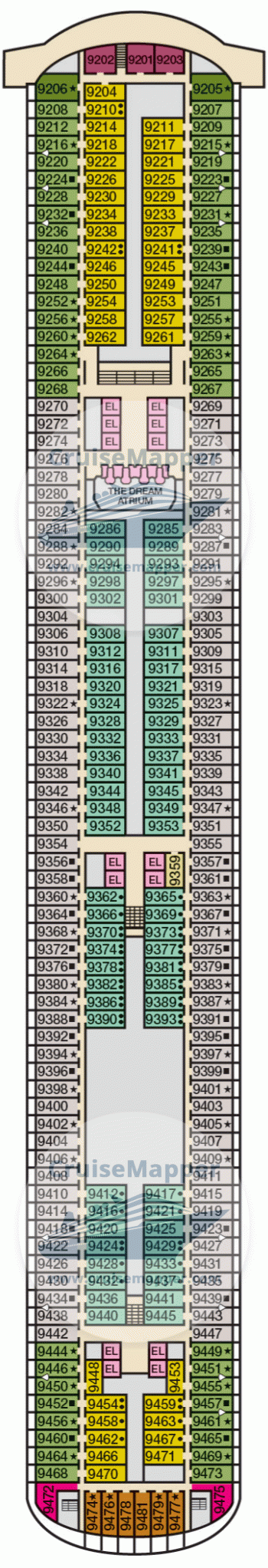 carnival dream cruise mapper