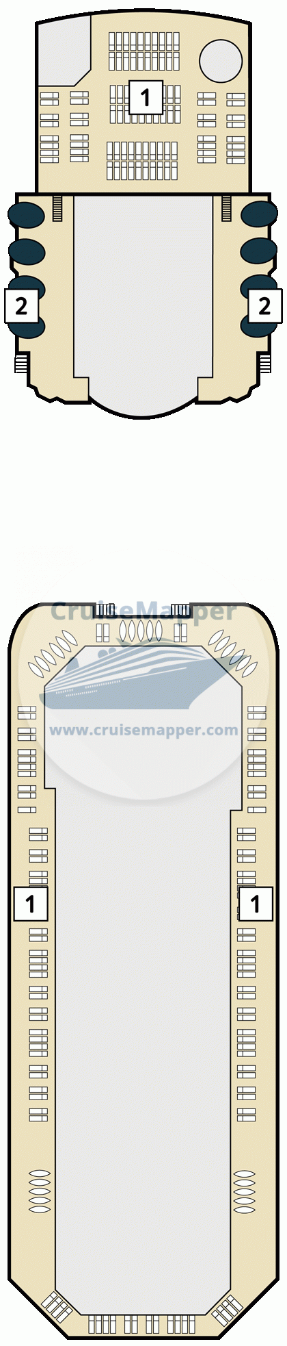 Mein Schiff Herz Deck 24 - Marella Voyager-deck14