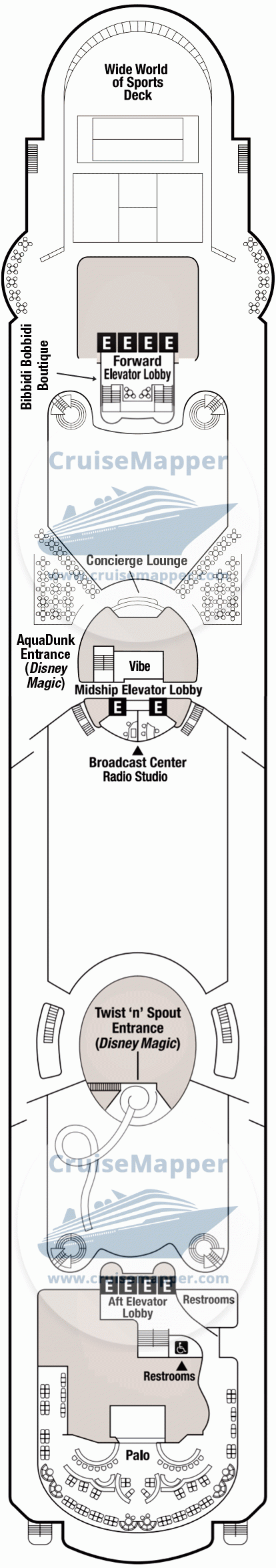 Disney Wonder Deck 10 - Adults-Sports-Waterslide