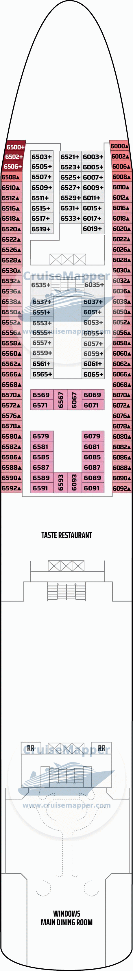 Norwegian Spirit Deck 06 - Dining