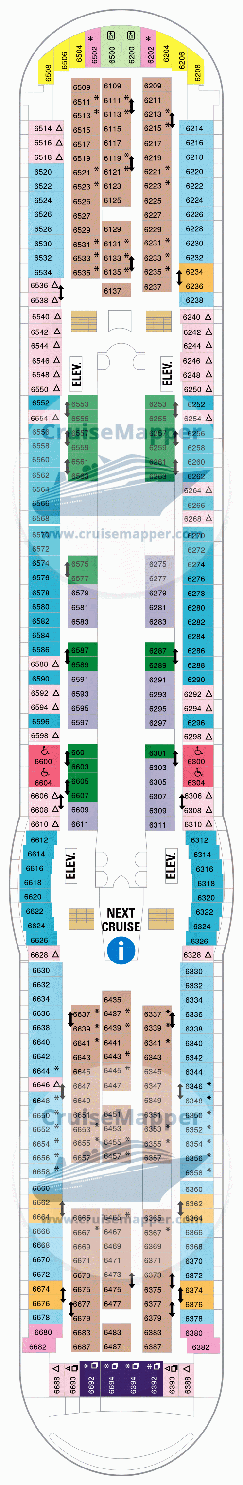 Navigator Of The Seas Deck 06 - Cabins