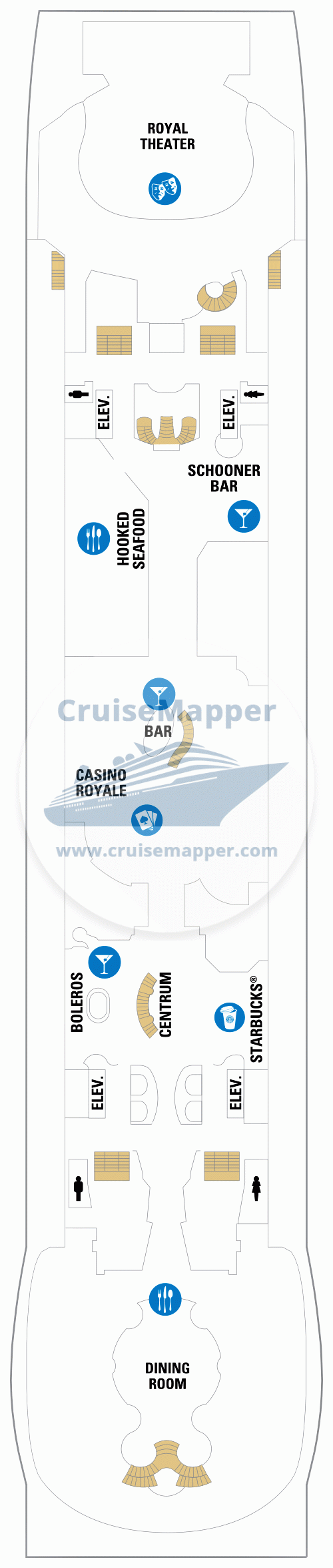 Navigator Of The Seas Deck 04 - Casino-Lounge