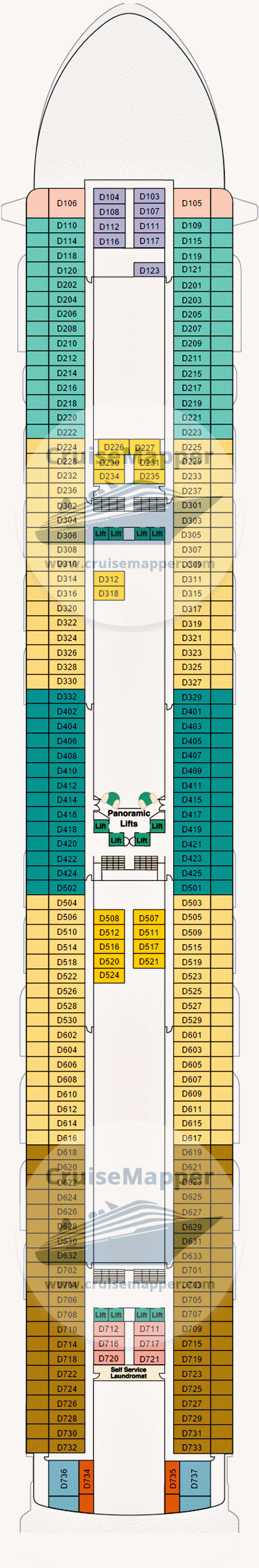 Pacific Encounter Deck 22 - Star Princess_deck9-Dolphin