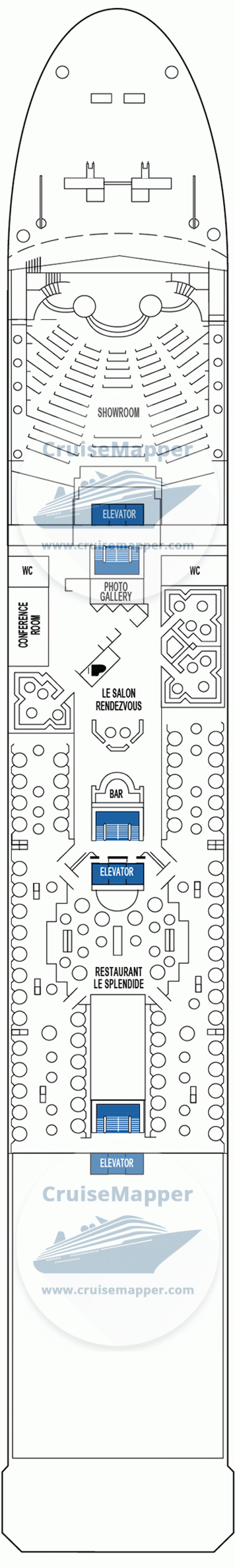 Pullmantur Horizon Deck 07 - Saphir-Lounge