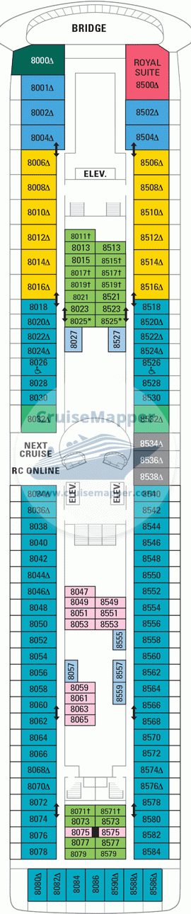 Marella Discovery Deck 18 - Splendour of the Seas-deck8