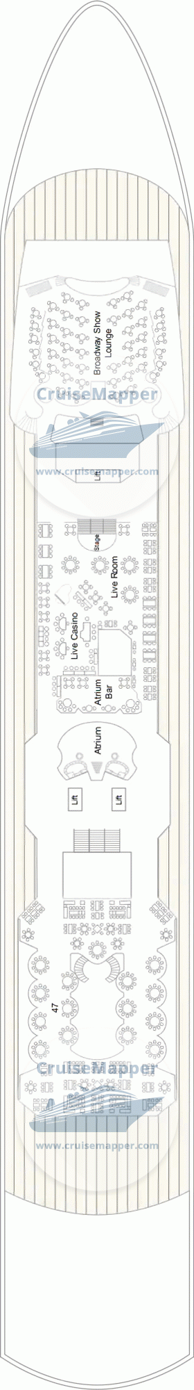 Marella Discovery Deck 04 - Promenade-Casino