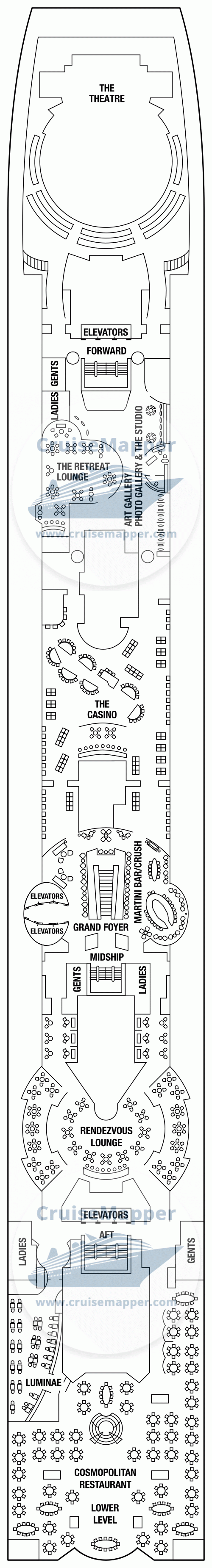 Celebrity Summit deck 4 plan CruiseMapper