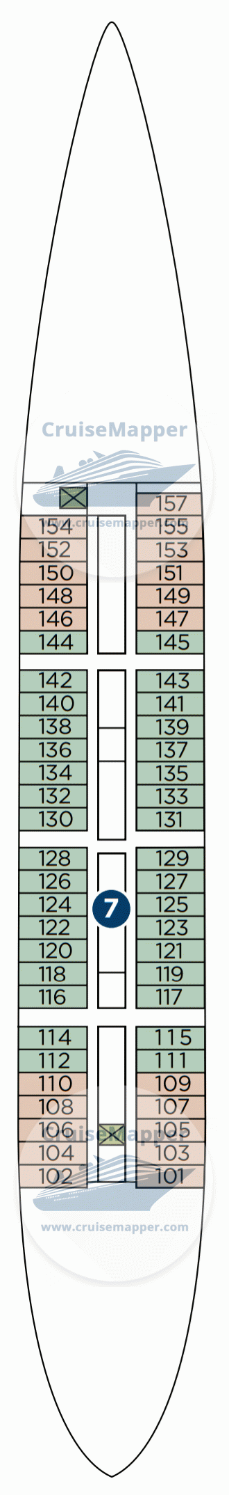 Wind Surf Deck 01 - Cabins