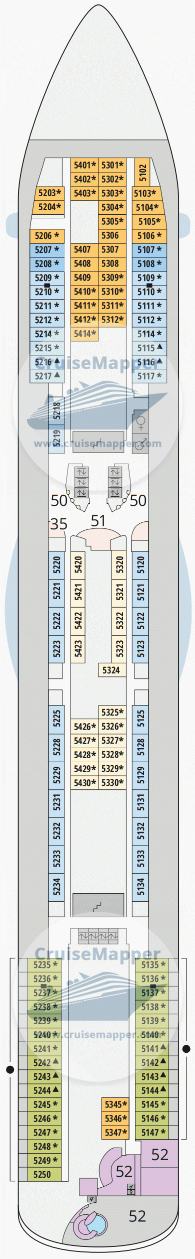 AIDAstella Deck 05 - Lobby-Cabins-Kids