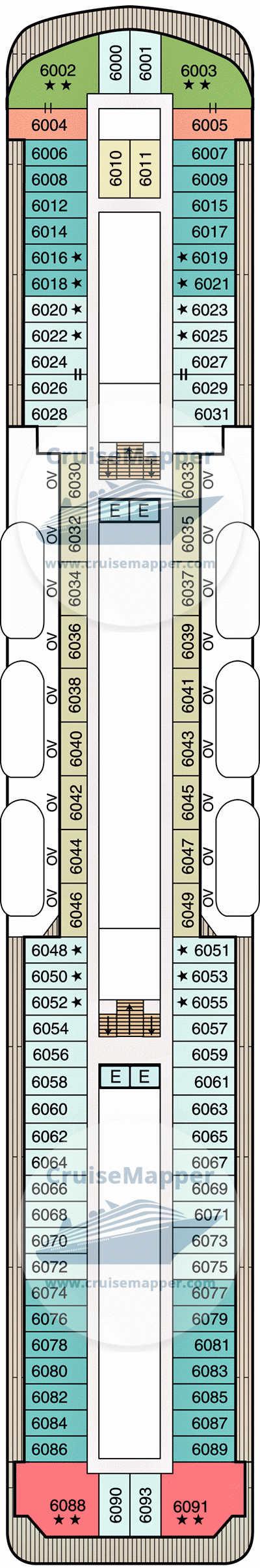 Oceania Regatta Deck 06 - Cabins