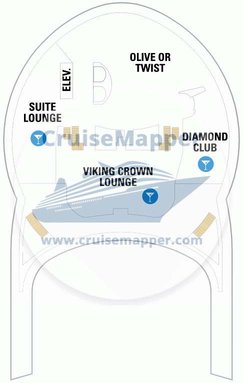 Liberty Of The Seas Deck 14 - Viking Crown Lounge