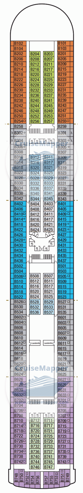 azura cruise ship deck 11