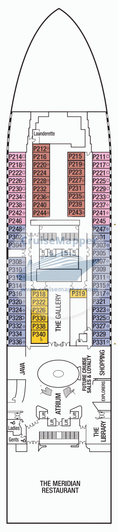 azura cruise ship layout