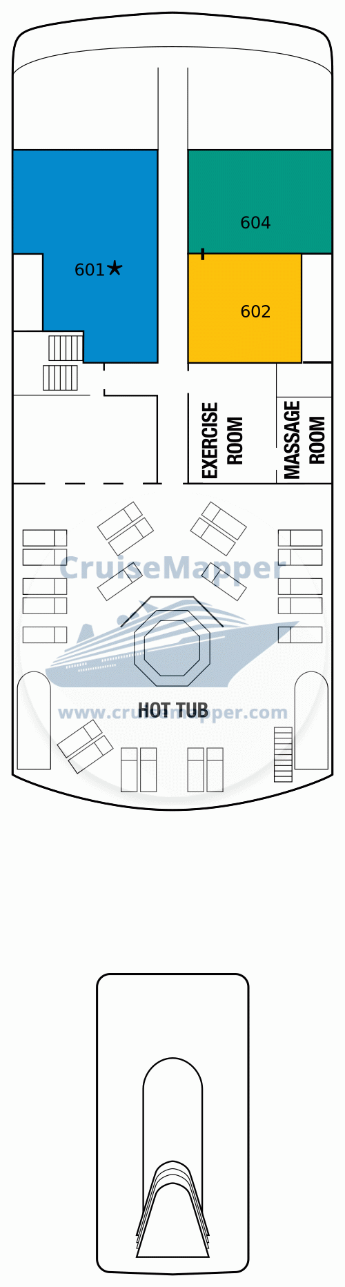 Celebrity Xpedition Deck 06 - Sunrise-Suites