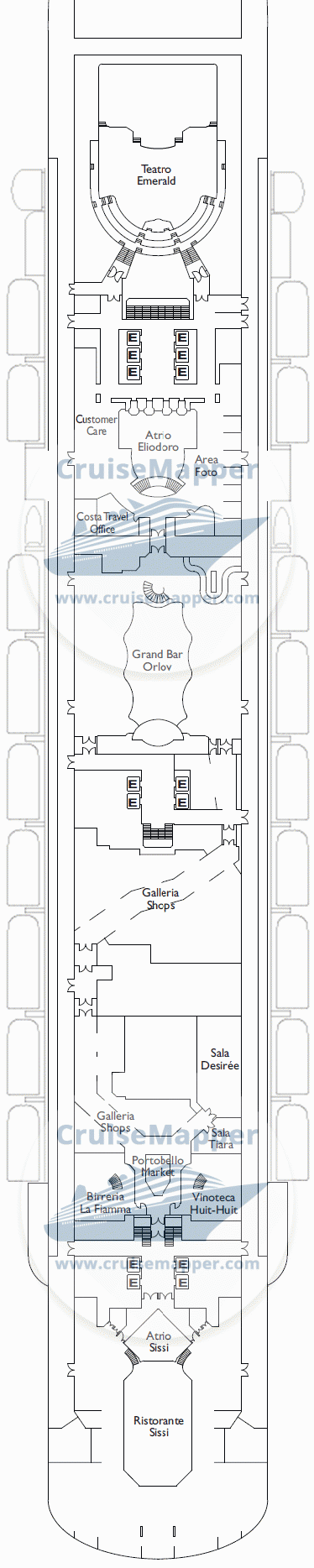 Costa Diadema Deck 04 - Perla Di Venere