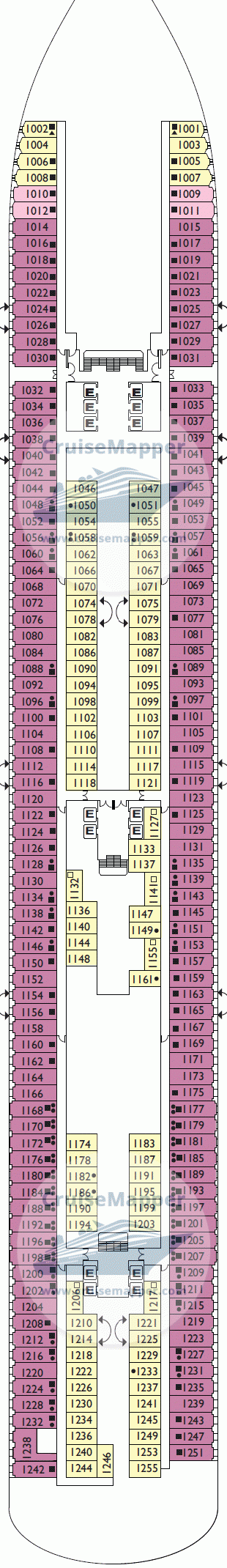 Costa Diadema Deck 01 - Excelsior