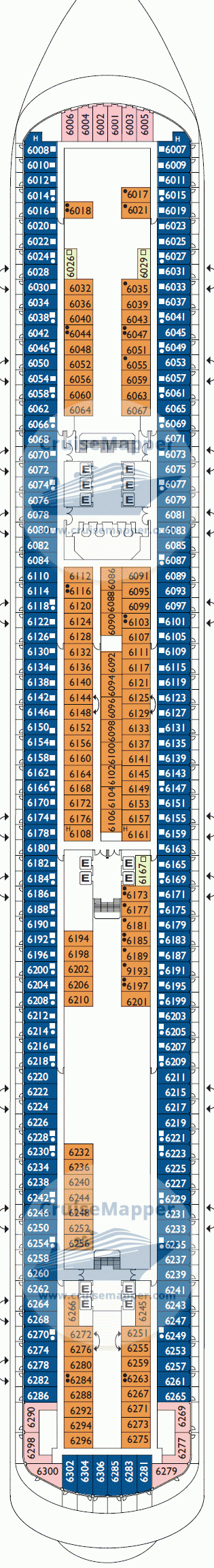 Costa Diadema Deck 06 - Braganza