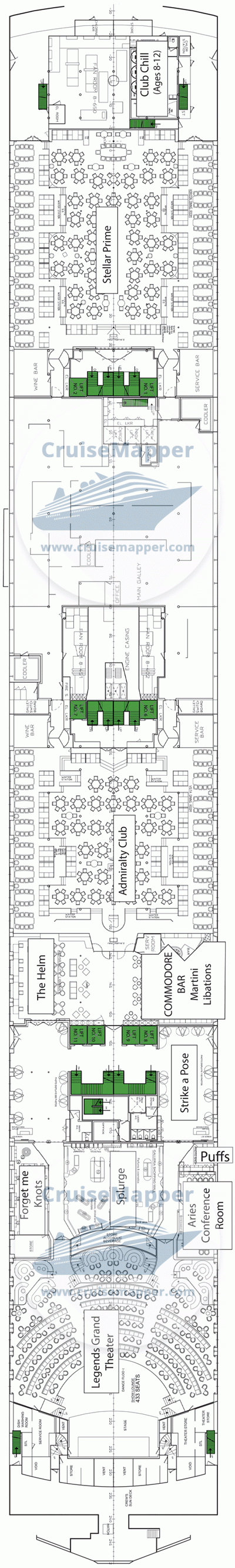 Grand Celebration Deck 08 - Aries-Restaurant-Lounge