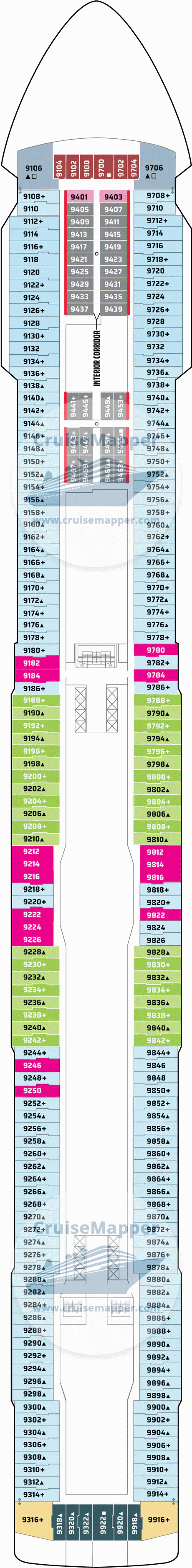 cruise deck plans getaway