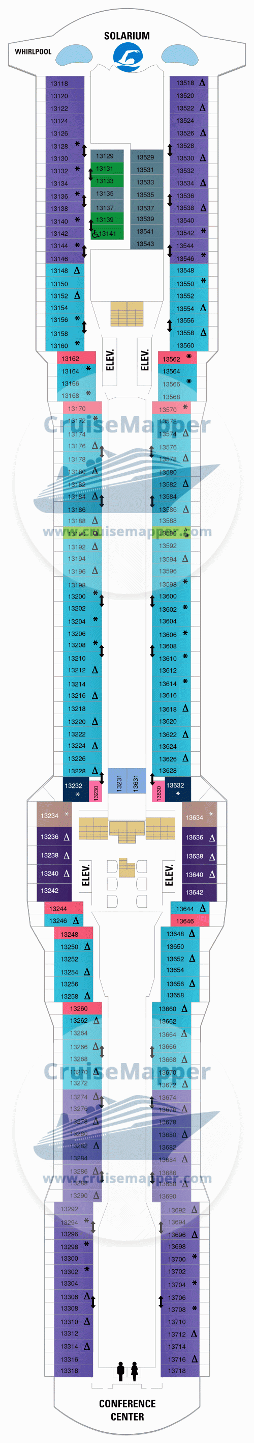 Quantum Of The Seas Deck 13 - Cabins