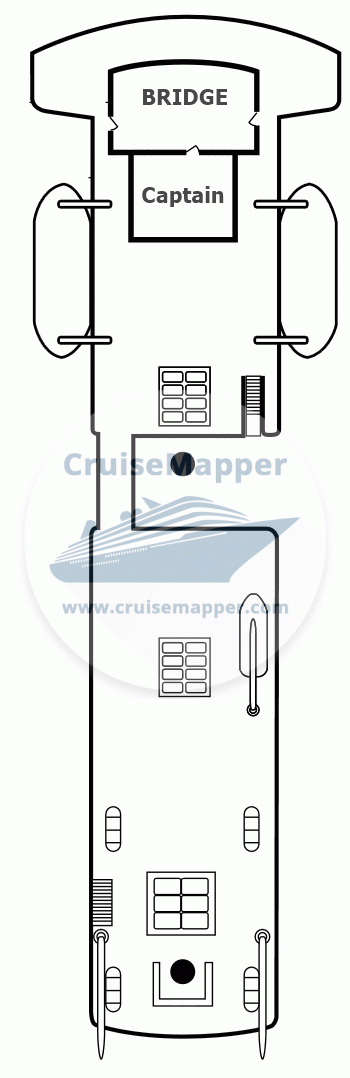 Sea Cloud 2 Deck 05 - Bridge-Sun