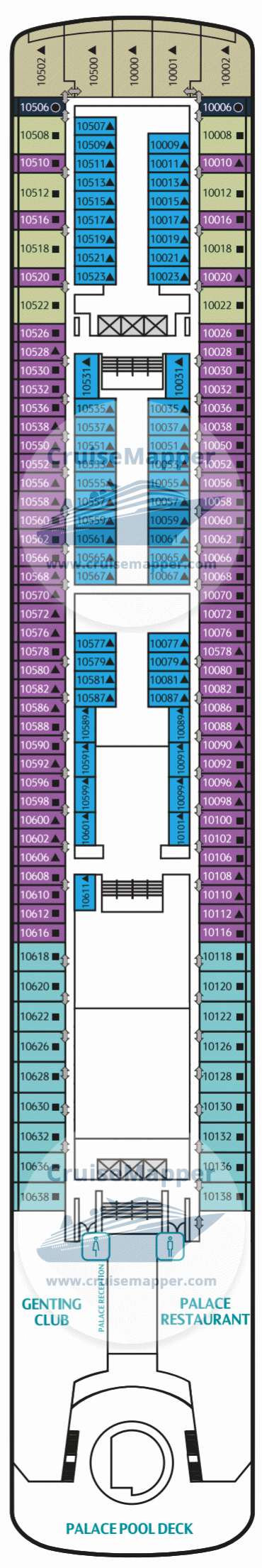 resort world cruise deck plan