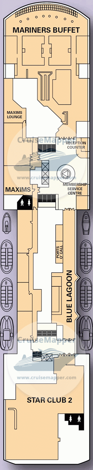 Star Pisces Deck 07 - Lobby-Restaurant