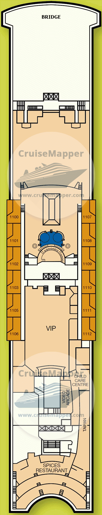 SuperStar Aquarius Deck 11 - Bridge-Cabins-Kids-Pools-Sundeck3