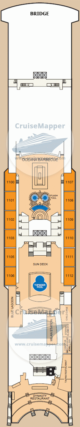 SuperStar Gemini Deck 11 - Bridge-Cabins-Kids-Pools-Sundeck3