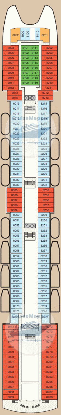 SuperStar Gemini Deck 08 - Cabins