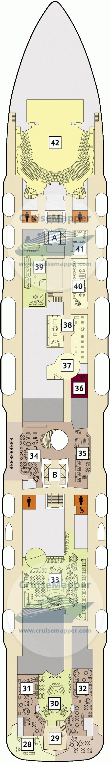 Mein Schiff 3 Deck 05 - Pier-Promenade-Casino-Shops2