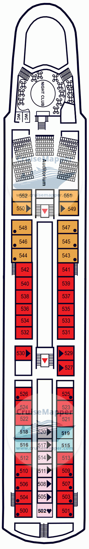 CMV Astoria Deck 05 - Promenade