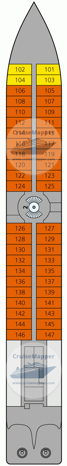 Arosa Bella Deck 01 - Lower