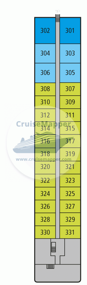 Arosa Silva Deck 03 - Upper-Suites