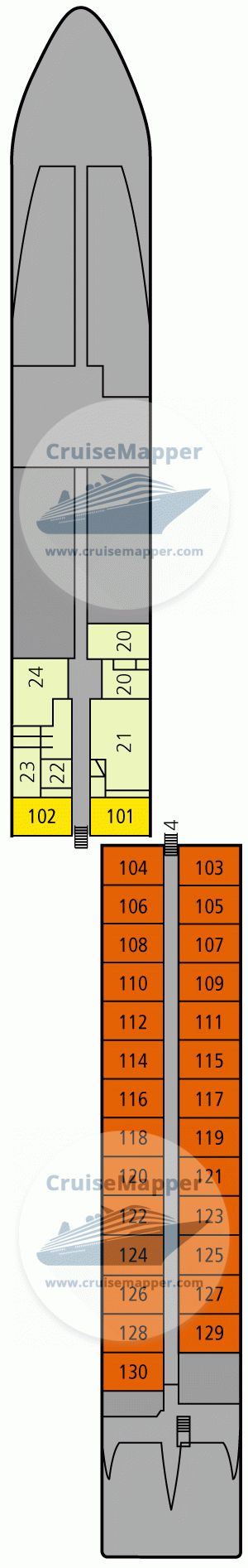 Arosa Stella Deck 01 - Lower-Spa