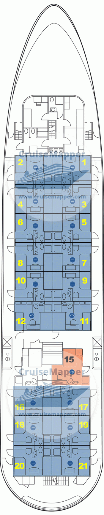 MV Isabela II Galapagos Deck 02 - Cabin