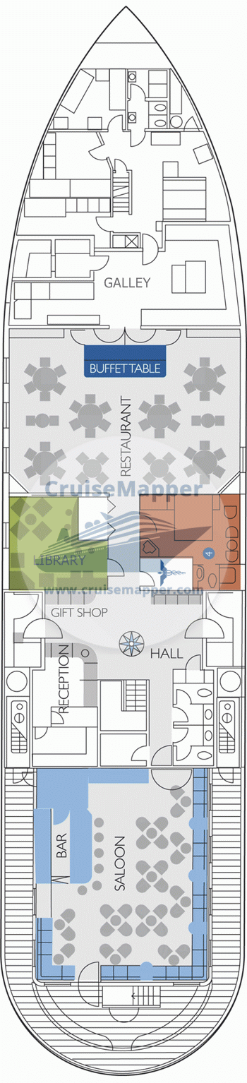 Mv Isabela Ii Deck 1 Plan Cruisemapper