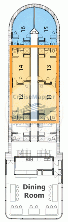 Delfin 2 Amazon Deck 02 - Upper